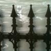 merchant house fence detail
60+-ft avail 
w/ orig cast iron posts & gate
documented 1860's historical